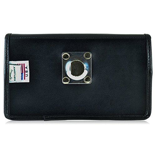 Turtleback Belt Case Compatible With Samsung Galaxy Note 5 Black Holster Leather Pouch With Heavy Duty Rotating Ratcheting Belt Clip Horizontal Made In Usa #TOP2