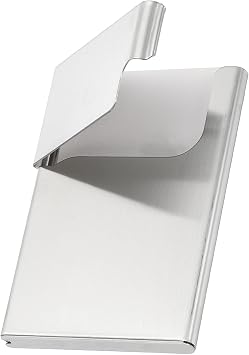 PATIKIL Metal Business Card Holder Professional Business Name Card Holder