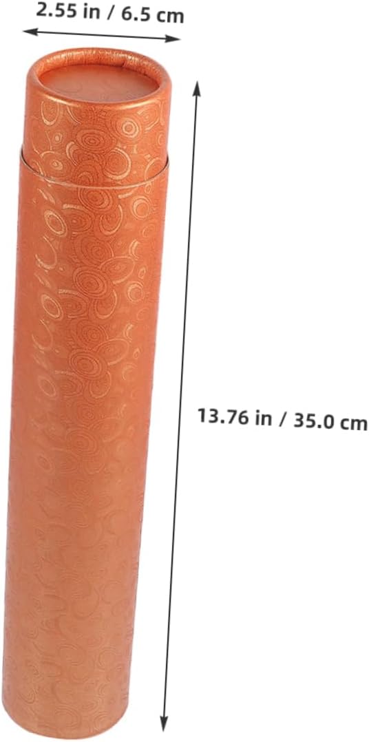 jojofuny 2pcs Extendable Painting Tube Storage Box Hard Paper Tube for Artwork Calligraphy Mailing