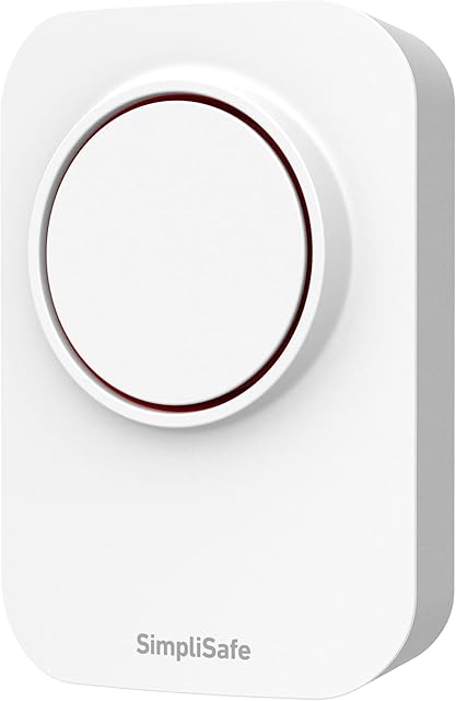 SimpliSafe Wireless 105Db Auxiliary Siren - Compatible with SimpliSafe Home Security Systems