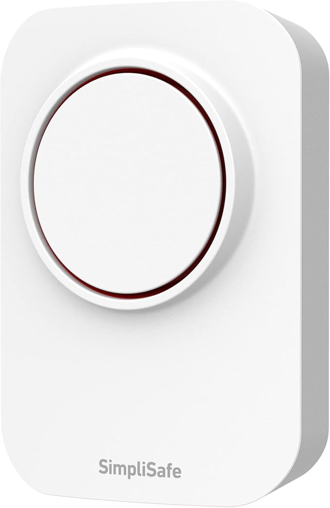 SimpliSafe Wireless 105Db Auxiliary Siren Compatible with SimpliSafe