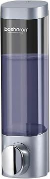Liquid Soap Dispenser 300ml Wall Mount Single Hand Shampoo Lotion Shower Gel dispensers Silver Grey