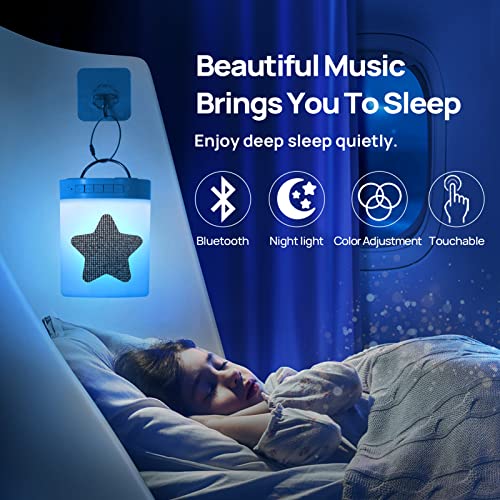 Night Light Bluetooth Speaker, Diy Touch Control Bedside Lamp Dimmable Multi-Color Changing, Tws Table Lamp For Bedroom, Best Birthday Gift Ideas For 10 11 12 13 14 Year Old Teenage Girls/Boys #TOP3