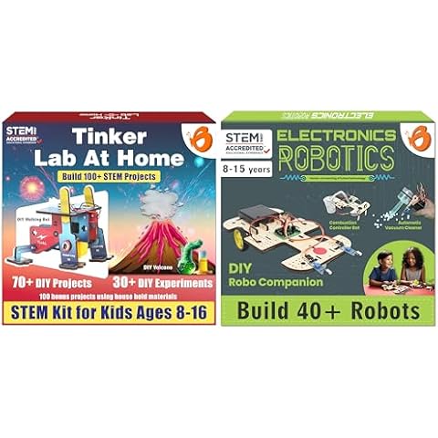 ButterflyEdufields 150+ Science Experiments Kit for Kids Ages 8-10-12-14 & 40in1 STEM Robotics Kits for Kids 8-12 Years Cover