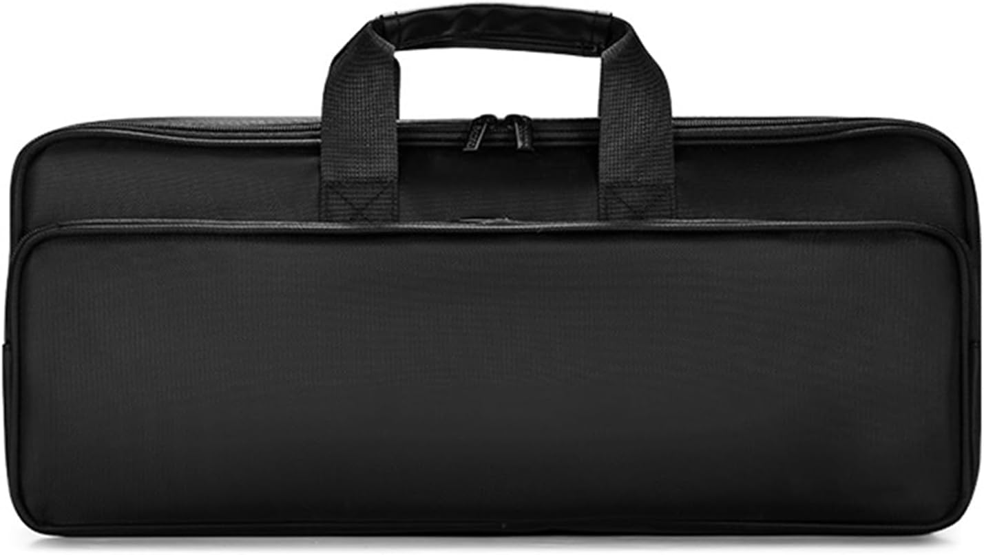 Double Layer Keyboards Case Thickened Padding and Multiple Pockets Waterproof for Mechanical Storage Travel Bag Double Layer Case