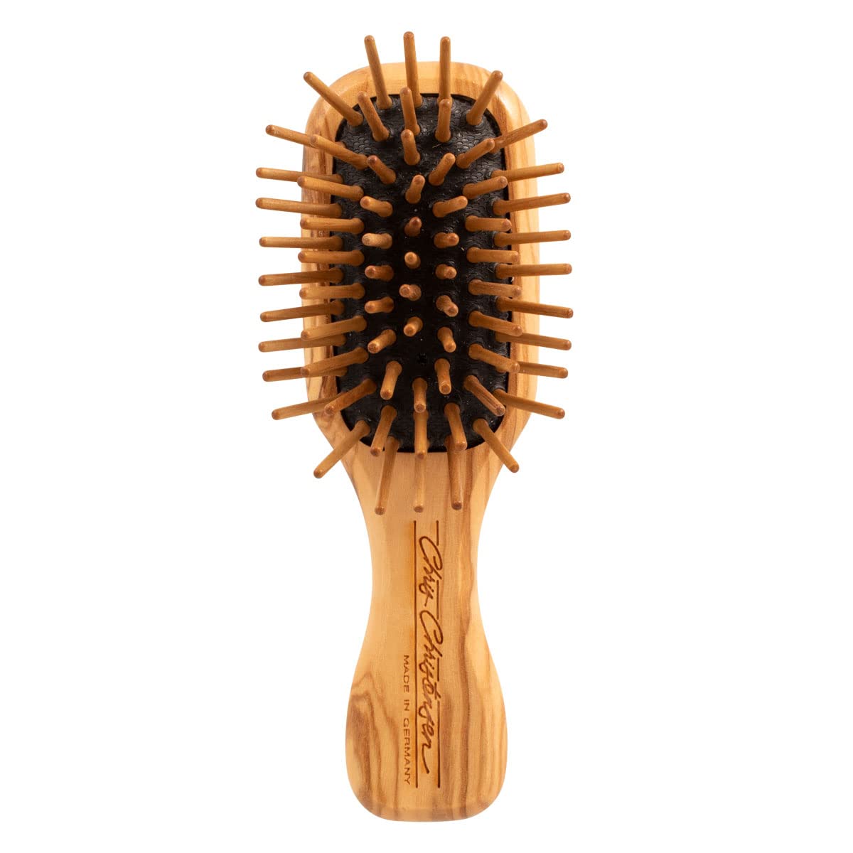 Chris Christensen Dog Brush, 20 mm Tiny Tot, Wood Pin Series, Groom Like a Professional, Readl Wood Pins, 100% Static-Free, Redistribute Natural Oils into Coat, Reduces Painful Pulling