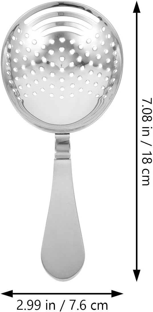 Stainless Steel Cocktail Strainer One Piece Ice Filter for Barware