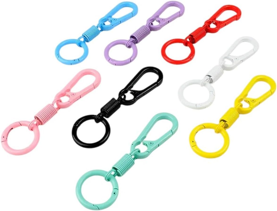 2026 シンプル ブリージング リバウンド リング キーチェーン 単色 合金 車 クロスボーダー ハイキング アクセサリー ジュエ