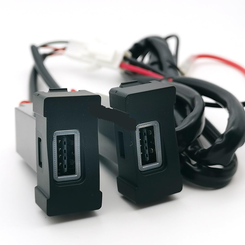 Double chargeur de voiture rouge USB QC3.0, interface chargement pour Smartphone, prise pour Iveco pour le quotidien