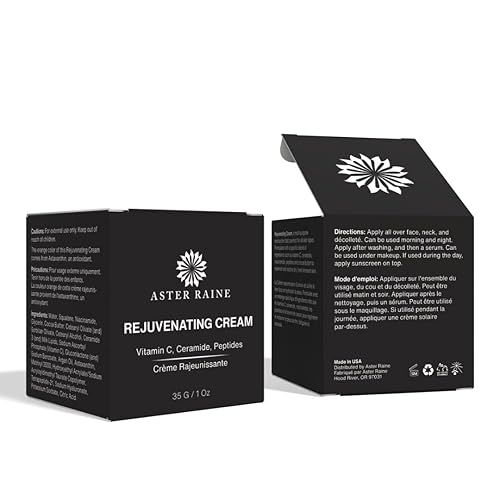 Miniatura 8 de Crema rejuvenecedora – Hidratante facial antienvejecimiento para mujeres y hombres con vitamina C, ceramida, péptidos – Crema de noche para ojos –