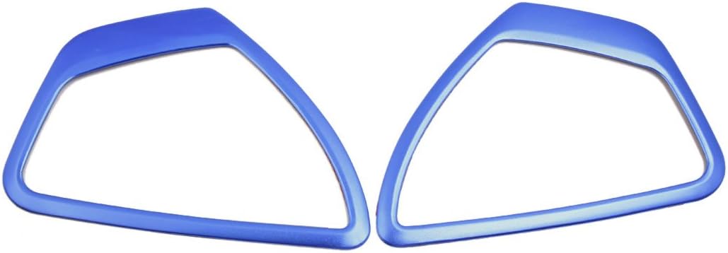 2pcs Blue Auto Car Interior Speaker Audio Decorative Ring Cover for X1