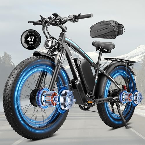 ZUTTEX Peak 6000W Ebike for Adults, Dual Motor Electric Bike