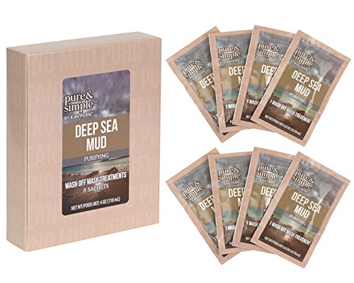 Pure & Simple Wash Off Mask Treatment, Dead Sea, 8 Count