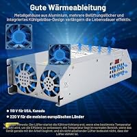 BOSYTRO Trafo DC 24V 62.5A 1500W Schalternetzteil AC 110V/220V (PSU SMPS) 24Volt Transformator Industriell Adapter LED Lichtleiste Lampe Halbleiter Motor Pumpe Winde Amplifier Überwachungs Sensoren – Ansicht 3