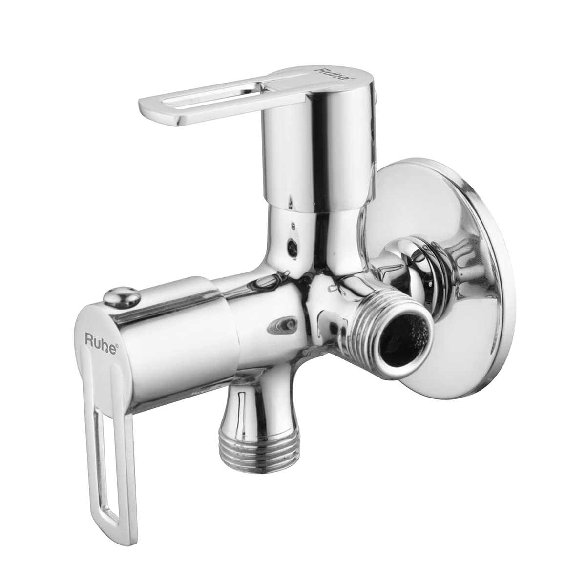 Ruhe Kubix Angle Valve Faucet - Chrome Finish -9