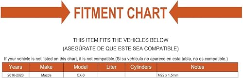 Miniatura 4 de Kit de tuercas de eje delantero de repuesto elección mecánica para Mazda CX-3 AWD 2016-2020