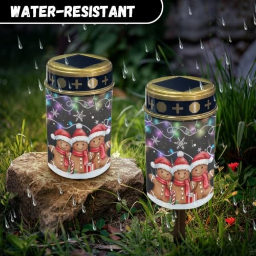 Image of Gingerbread Christmas Memorial Lights for Graves