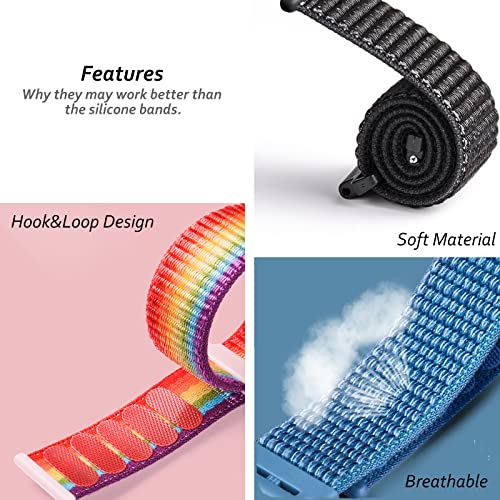 Owkey 20Mm Kids Watch Band Compatible With Gabb Watch/Syncup Kids Watch And Gizmo, Breathable Nylon Watch Band With Quick Release Pins, Adjustable Watch Strap For Girls Boys #TOP3