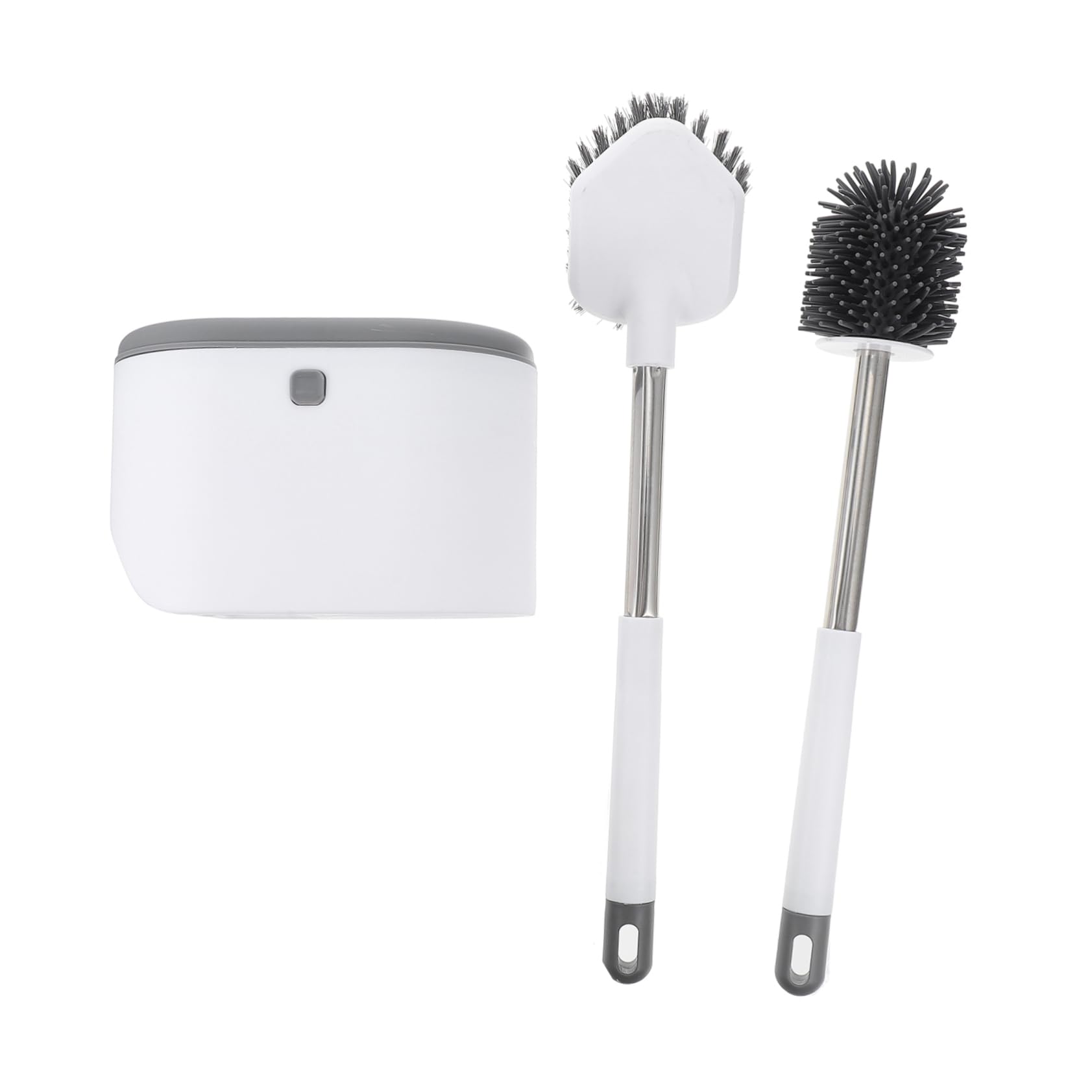 Brosse de toilette murale avec support hygiénique et facile à utiliser