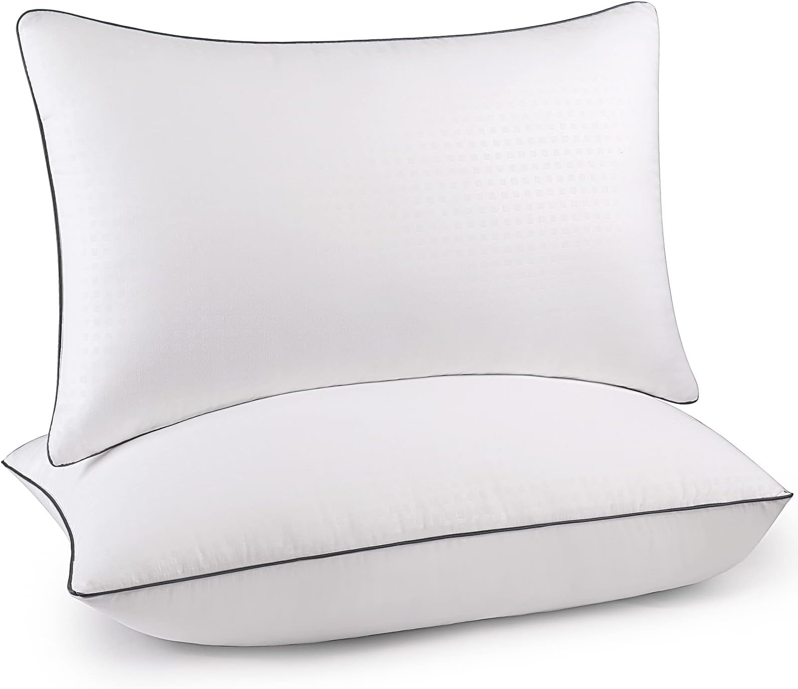 HIMOON Bed Pillows for Sleeping Standard Size Set of 2,Comfortable Hotel Cooling Pillows 2 Pack, Soft & Support