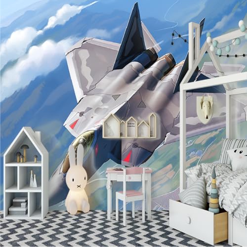 Fresque murale 3D J-20 papier peint art décor haut de gamme