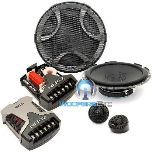 Hertz Esk-F165.5 6.5" 270W Peak 2-Way Shallow Depth Component Speaker System #TOP15