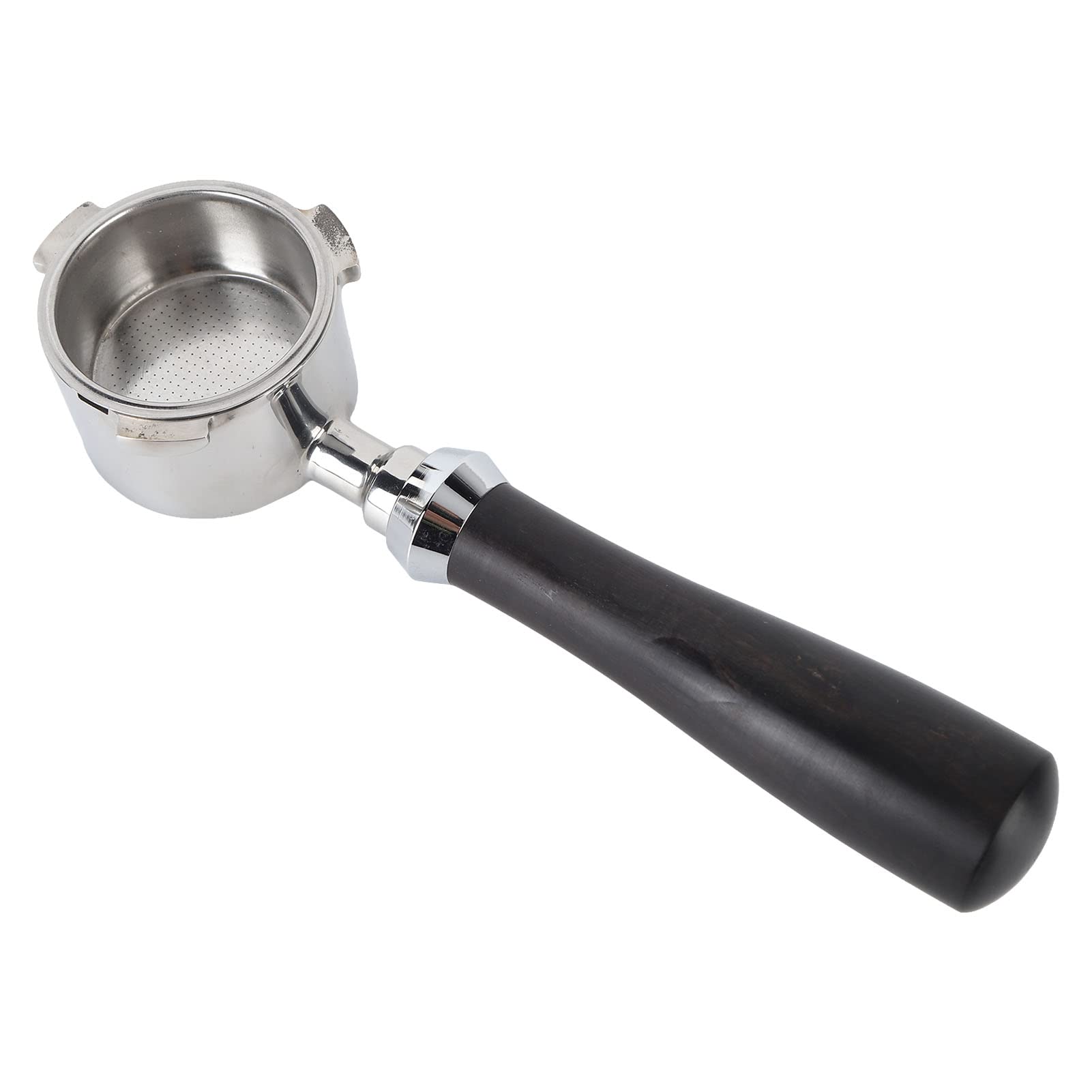 Photo 1 of ***STOCK PHOTO FOR REFERENCE ONLY, SEE PHOTOS***Coffee Portafilter with Wooden Handle, 58mm