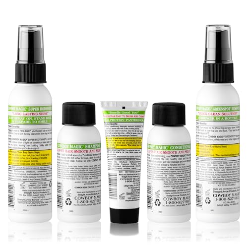 image for Cowboy Magic Sample Kit – Includes Rosewater Shampoo (2 oz), Rosewat