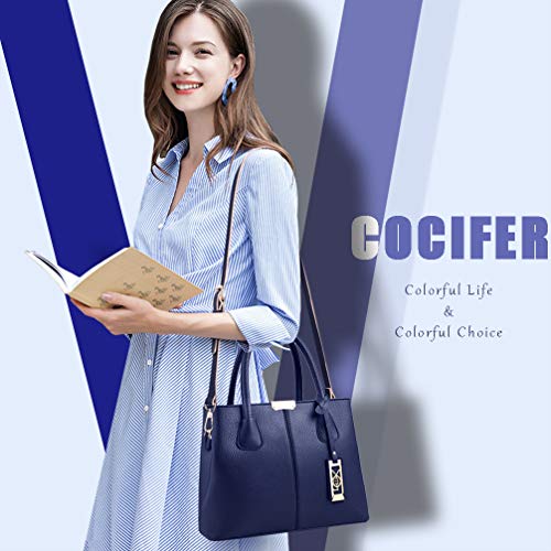 Image of COCIFER Purses and Handbags for Women Shoulder Tote Bags Top Handle Satchel