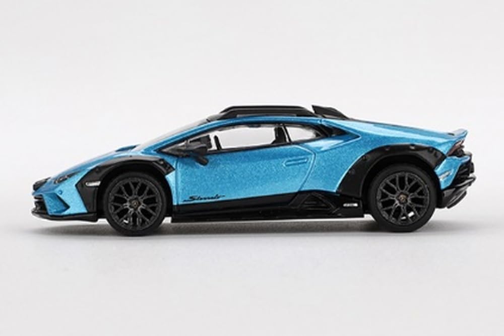 MINI GT Huracan Sterrato Blu Aegir Blue Metallic with Black Top Limited Edition 1/64 Diecast Model Car MGT00807