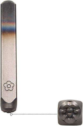 Vista 22 de Wokesi Kit de alfabeto de letras mayúsculas de 1/8" (3 mm) de altura, de acero, para timbre a mano, presión, para molde, código, etiqueta