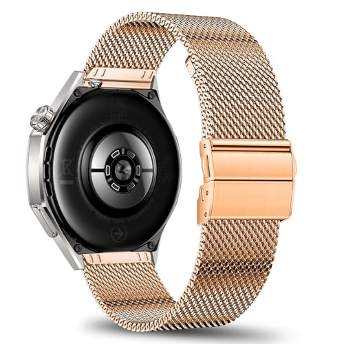 [KeeFos] 22mm �o���h Huawei(�t�@�[�E�F�C) Watch GT6 Pro 46mm/GT6 46mm/GT5 Pro/GT5/GT4/GT3(46 mm) �Ή� �����o���h ���� �ւ��x���g �X�e�����X�� �X�g���b�v �j�����p �����x��