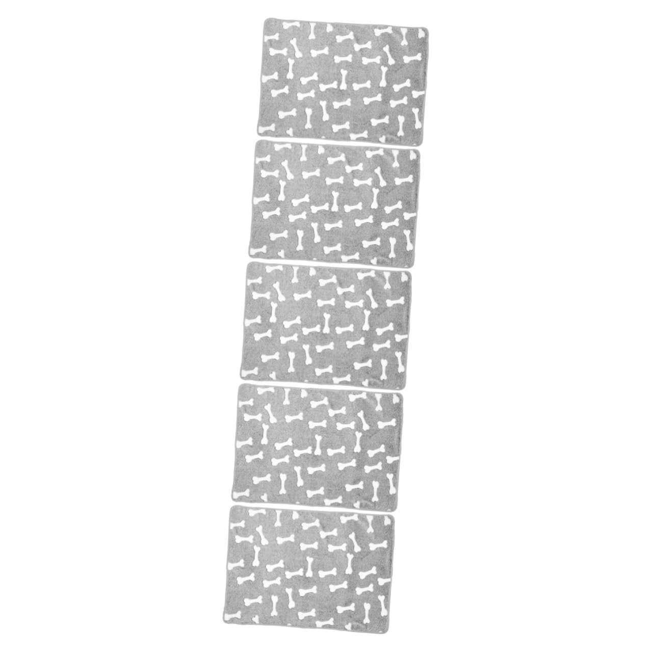 BESPORTBLE 5pièces Couverture Polaire pour Animaux Douce Et Chaude pour Chiens Et Plaid pour Canapé Et Lit