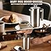 French Press 34 oz, Full Stainless Steel French Press Coffee Maker 4 Cups, Upgrated Double-Walled Insulated French Coffee Presses, Food Grade Good for Kitchen Camping, Dishwasher Safe 2 More Filters