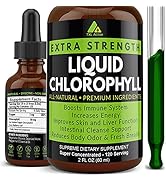TXL Active Liquid Chlorophyll Drops Organic Dietary Herbal Supplement Supports Immunity Liver Fun...