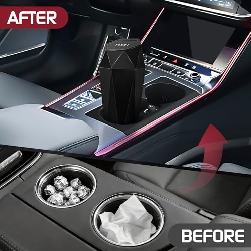 50% Off Car Trash Can with Lid - Leakproof Vehicle Garbage Bin - Image 7