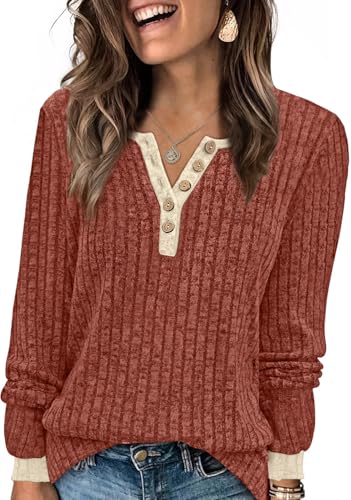 Image of XIEERDUO Sweater for Women Winter Clothing Long Sleeve Shirts Fall Fashion Must Haves Comfiest Airport Outfits Trendy