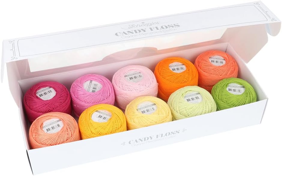 Scheepjes Candy Floss Color Pack, 10 x 20 g – Passionfruit