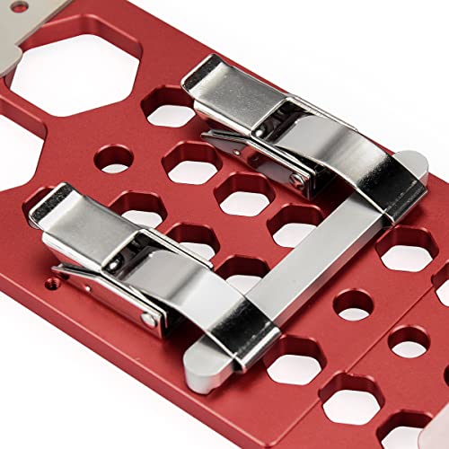 Upgraded 340Mm Track Saw Square Right Angle Circular Saw Guide Rail Angle Stop Accessories Compatible With Festool And Makita Guide Rail (Red) #TOP4