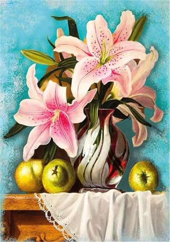 Kit diamond painting fleur de lys anti stress broderie point de croix