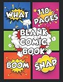 Blank Comic Book: Over 100 Pages Large Big 8.5\