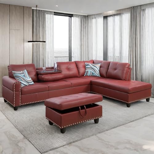 GlasFlength Shaped Sectional Couch