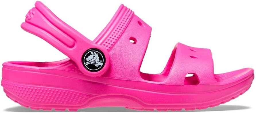 Crocs Girl's Classic Cross Strap Sandal Kids Ankle
