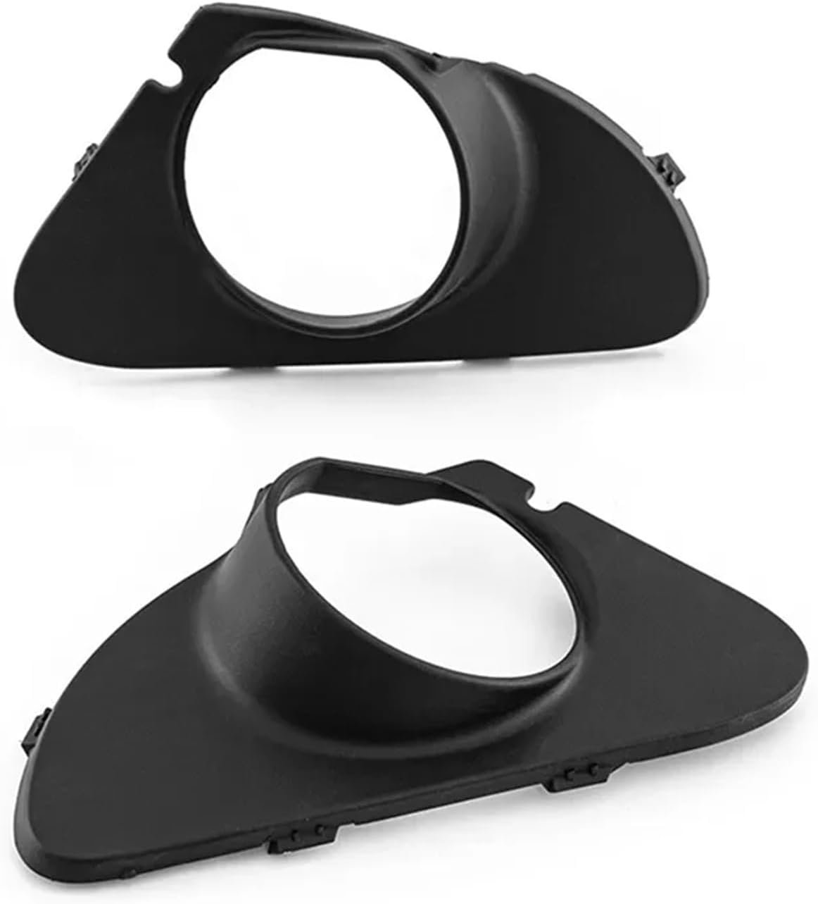 2X Front Bumper Car Fog Light Covers Frame Surround 51117055525 51117055526 Compatible With BMW 6 Series E63 E64 2004-2010 2Door