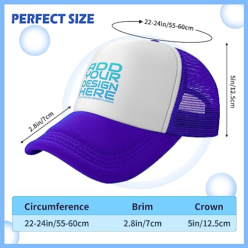 Custom Baseball Cap Design Your Own Custom Hat - Classic Trucker Hat For Men And Women Purple #TOP2