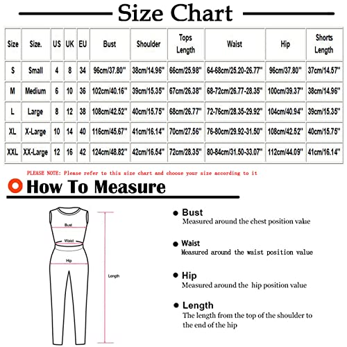 Sexy Two Piece Outfits For Women, Birthday Gifts For Women, Womens Summer Two Piece Outfits Sets Hide Belly Short Sleeve/Tank Sexy Pajama Loose Comfy Loungewear Sweatsuits Matching Sets,Army Green Xl #TOP2