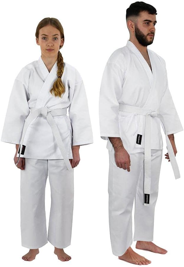 Urban Fight Unisex Adult Karate Uniform (170cm) (White)
