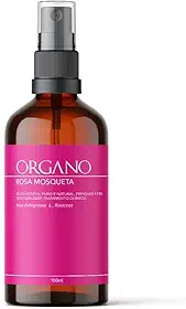 ORGANO Rosa Mosqueta Rubiginosa - Óleo Vegetal 100% Puro e Natural - Clareador e Antimanchas - 100ml