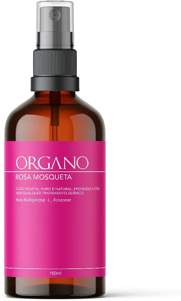 Rosa Mosqueta Rubiginosa ORGANO - Óleo Vegetal 100% Puro E Natural - Clareador E Antimanchas - 100ml