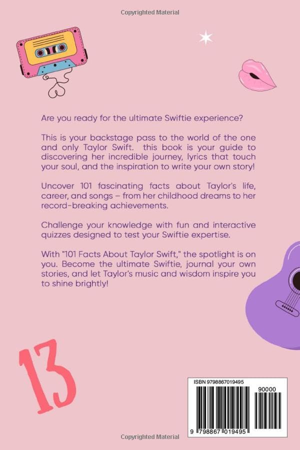 101 Facts About Taylor Swift: Quizzes, Quotes, Journals, and More! - Image 2